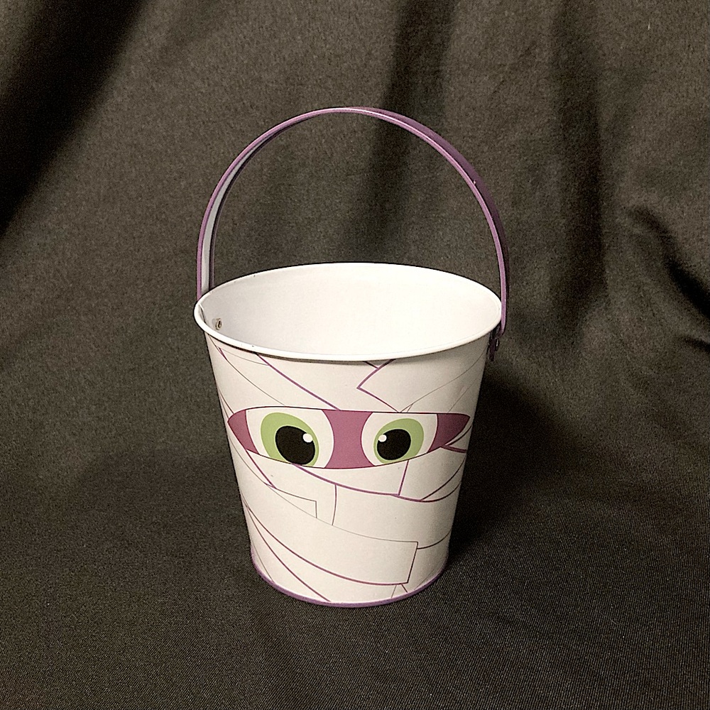 Halloween Mummy Monster Mini Pail Bucket